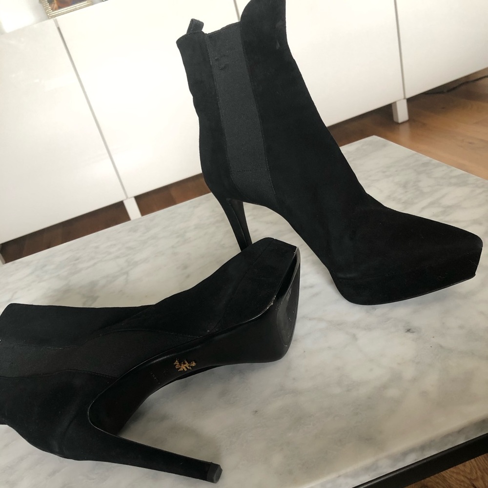 Prada Platform Ankle Boots